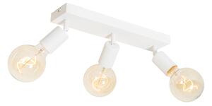 Faretto moderno bianco rettangolare 3 luci - Facil