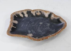 Piatto in legno pietrificato - 54115