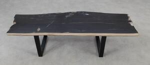 Tavolo consolle in legno pietrificato - 54232