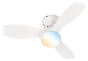 Brilo - Ventilatore da soffitto a LED dimmerabile PAN LED/15W/230V 3000-6500K bianco + telecomando