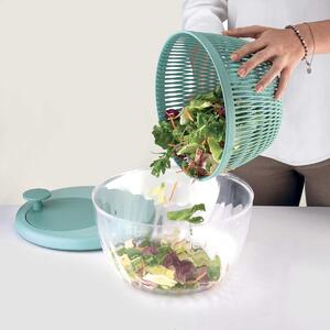 Guzzini Centrifuga insalata con coperchio diametro 26 Spin&Store Plastica Bianco