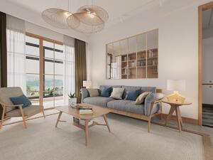 Vetrata atelier - 180 x 130 cm - Alluminio termolaccato - Naturale chiaro - BAYVIEW