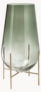 Vaso da terra in vetro soffiato Echasse, alt. 60 cm