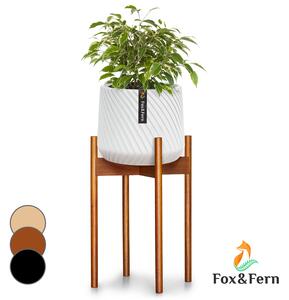 Fox & Fern Zeist portavaso, 2 altezze, combinabile, design a innesto, naturale