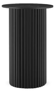 Tavolino con piano in pietra Stone Side nero