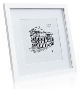Casa Chic Cornice quadrata Everton, 25 x 25 cm, passepartout per foto, vetro