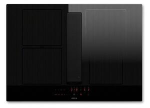 Elica Piano Cottura a Induzione con Cappa Integrata Aspirante 4 Fuochi Larghezza 72 cm colore Nero - PRF0210757 NikolaTesla Velvet SL BL/A/72