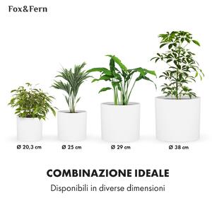Fox & Fern Fioriera, vaso per piante, fiberstone, interni/esterni