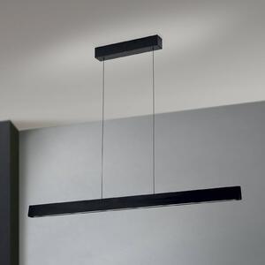 ORION Lampada a sospensione Tara, nero, lunghezza 120 cm, alluminio