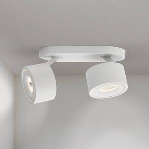 ORION Faretto da soffitto Specter LED, bianco, lunghezza 19,4 cm, alluminio, a 2