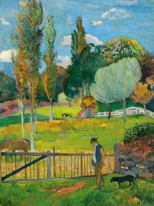 Riproduzione A Walk in The Park, Paul Gauguin