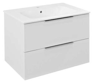 Sapho Cirasa - Mobile lavabo, 70x52x46 cm, 2 cassetti, bianco CR701-3030