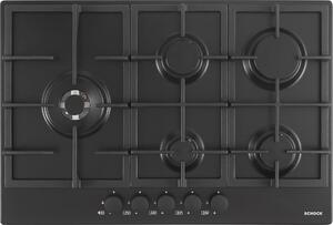 SCHOCK Piano Cottura 5 Fuochi a Gas Larghezza 75 cm colore Nero - STR85THBKN