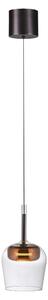 Lampadario a LED Pilot Q-KON in rame 9W, tonalità di bianco, 300 lm, vetro, dimensioni: 200x21x21 cm, IP20, Paul Neuhaus