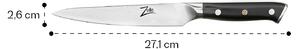 Zelite Infinity by Klarstein Alpha-Royal Japanese Serie - Coltello multiuso da 6", acciaio damascato, 67 strati