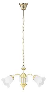 Rabalux 7233 Lampadario 3 punti Rafaella, E14, oro, rotondo, classico, ø600mm