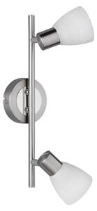 Grazioso faretto LED da 8 watt in nichel opaco