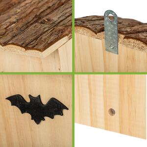 Blumfeldt Casetta per pipistrelli, rifugio per nidificare, svernare, tutto l'anno Legno di pino