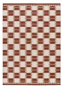 Tappeto beige/color terracotta 133x190 cm Astra – Universal