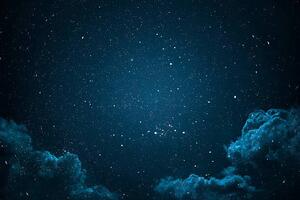 Fotografia artistica Night sky with stars and clouds, michal-rojek, (40 x 26.7 cm)