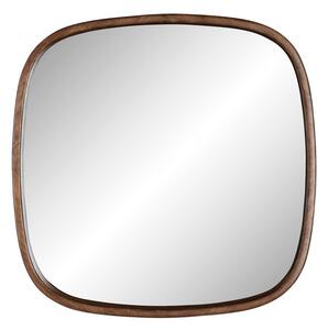 Specchio da parete con telaio in legno massiccio 50x50 cm Nyko – White Label
