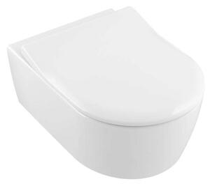 Villeroy & Boch Avento - WC sospeso con sedile SoftClosing, DirectFlush, CeramicPlus, bianco alpino 5656RSR1