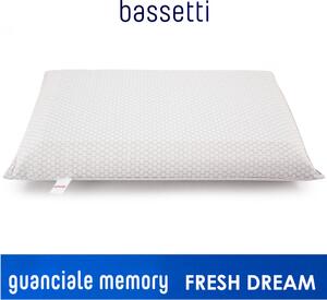 Guanciale in MEMORY di Bassetti con lato FRESH DREAM