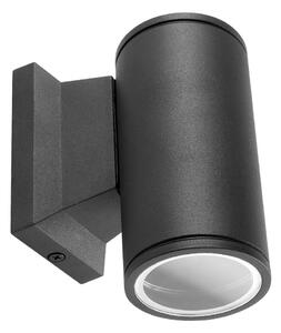 Aigostar - Applique da esterno 1xGU10/230V IP65 nera rotonda