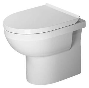 Duravit DuraStyle Basic - WC a terra con copriwater SoftClose, scarico orizzontale, Rimless, bianco alpino 41840900A1
