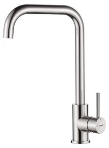 Miscelatore da cucina Ibergrif, alto, opaco, grigio, monocomando