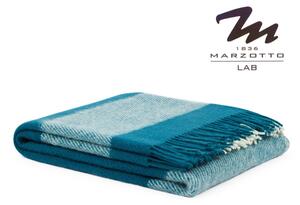 Plaid in pura lana vergine con frange di MARZOTTO Art. LAVAREDO Var. 09 OTTANIO - cm 130x170