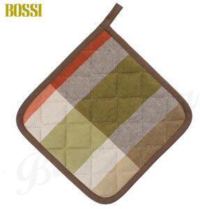 Presina quadrata Bossi variante 1372 verde vinaccia rosso grigio beige