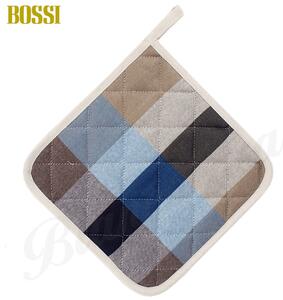 Presina quadrata Bossi variante 1361 toni del marrone grigio nero azzurro ottanio