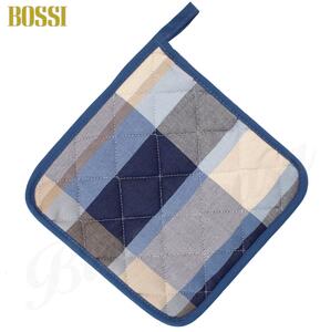 Presina quadrata Bossi variante 1419 toni del blu beige azzurro grigio