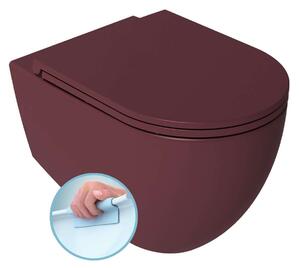 Sapho Isvea - WC sospeso INFINITY, Rimless, maroon red 10NF02001-2R