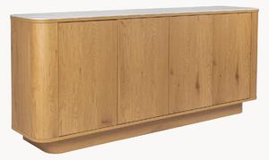 Credenza con piano effetto marmo Almira