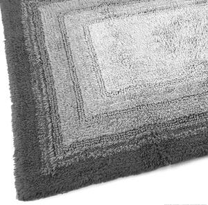 Tappeto bagno in puro cotone con antiscivolo PHP Art. NEW DEGRADE Col. CARBONE - Misura 65x140