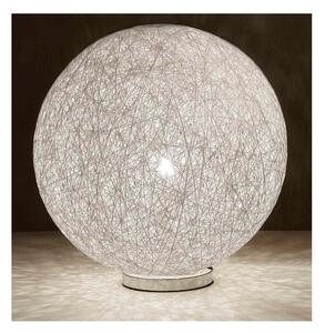 NIDO XL LAMPADA DA TAVOLO GRANDE IN CORDA INCOLLATA BIANCA DIAMETRO 50 CM