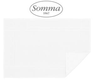 Tappeto bagno in puro cotone con antiscivolo SOMMA Art. ORIGAMI Var. 100 BIANCO - Misura 50x80