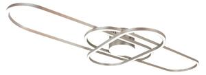 Brilagi - Lampada da soffitto LED dimmerabile APOLLO LED/58W/230V 43,2x101,2 cm cromo + telecomando