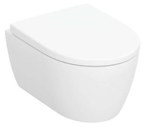 Geberit iCon - WC sospeso con copriwater SoftClose, Rimfree, bianco opaco 502.381.JT.1