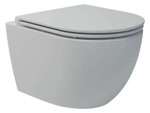 Kielle Oudee - WC sospeso compatto con sedile SoftClose, Vortex Rimless, bianco 30102002