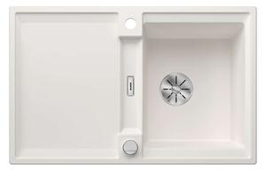 Blanco Adira - Lavello in silgranit, 78x50 cm, con comando remoto dello scarico e accessori, InFino, bianco 527589
