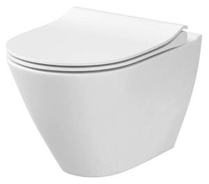 Cersanit City - WC sospeso con copriwater SoftClose, CleanOn, bianco K701-104