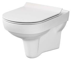 Cersanit City - WC sospeso con copriwater SoftClose, CleanOn, bianco K701-143