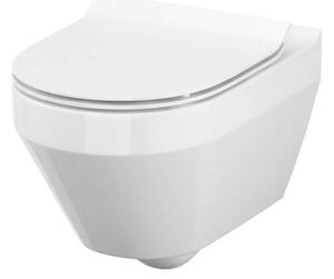 Cersanit Crea - WC sospeso con copriwater SoftClose, CleanOn, bianco S701-212