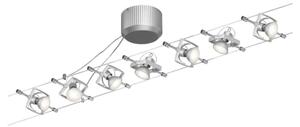 Paulmann 94152 - Kit 7xGU5,3/10W Sistema a cavo completo MAC 230V cromo