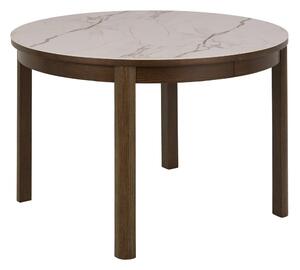 Tavolo da pranzo rotondo con piano in ceramica allungabile ø 120 cm Southampton – Actona