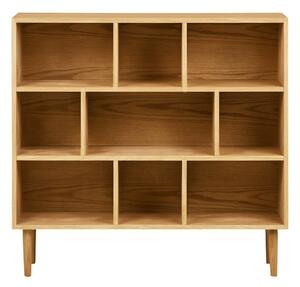 Libreria di colore naturale con effetto rovere 30x104,5x112 cm Oshawa – House Nordic