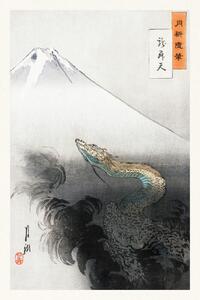 Stampa artistica Ry sh ten Japanese Dragon Vintage Japandi - Ogata Gekko, (26.7 x 40 cm)